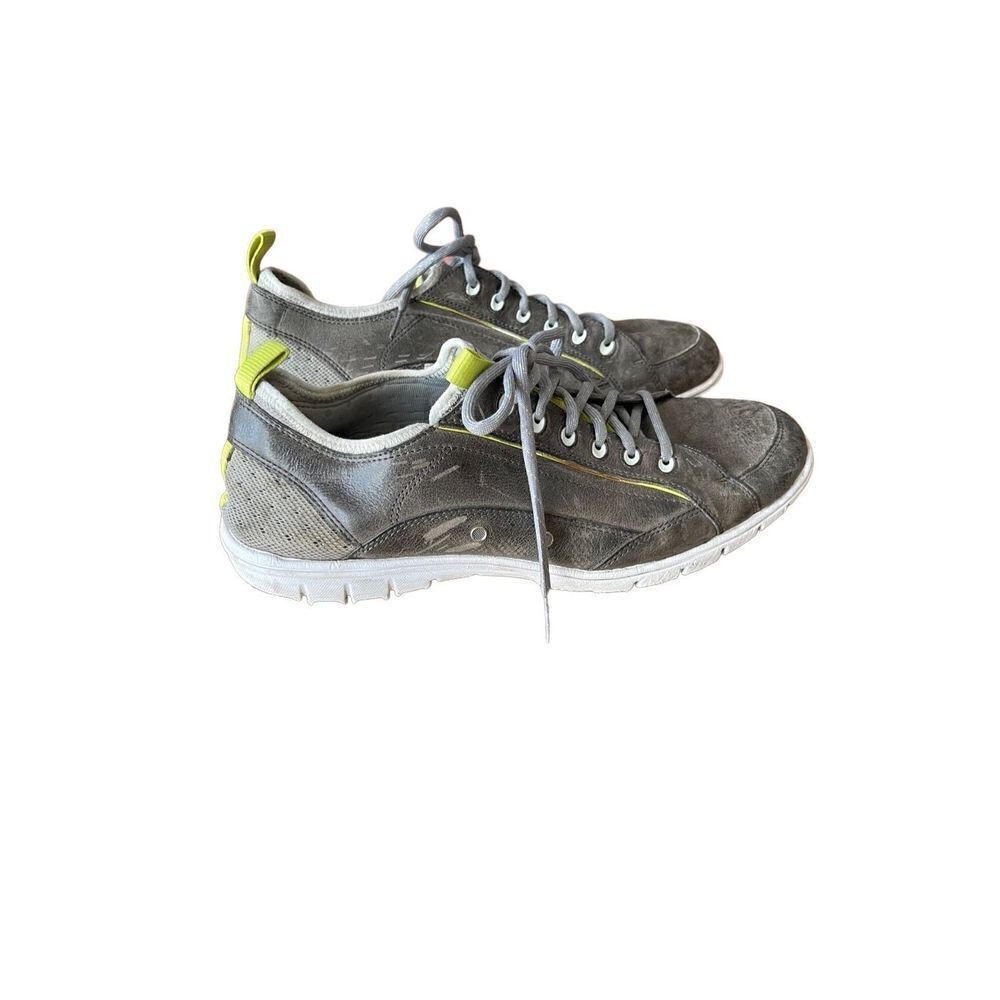 Cole Haan Mens Gray Lace Up Casual Comfort Sneakers Shoes Size 9.5